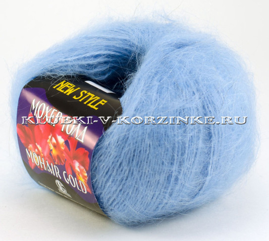 Пряжа Камтекс «Мохер Голд» - (015 - Голубой)