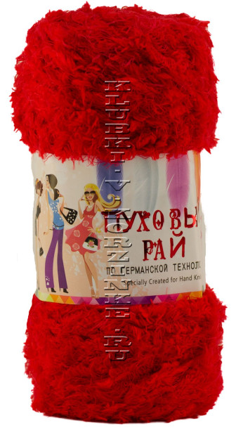 Пряжа «Пуховый рай» Color City - (19 - Красный)