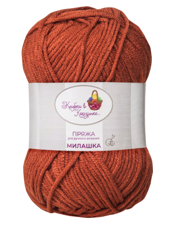 Пряжа «Милашка» - (209 - Паприка)