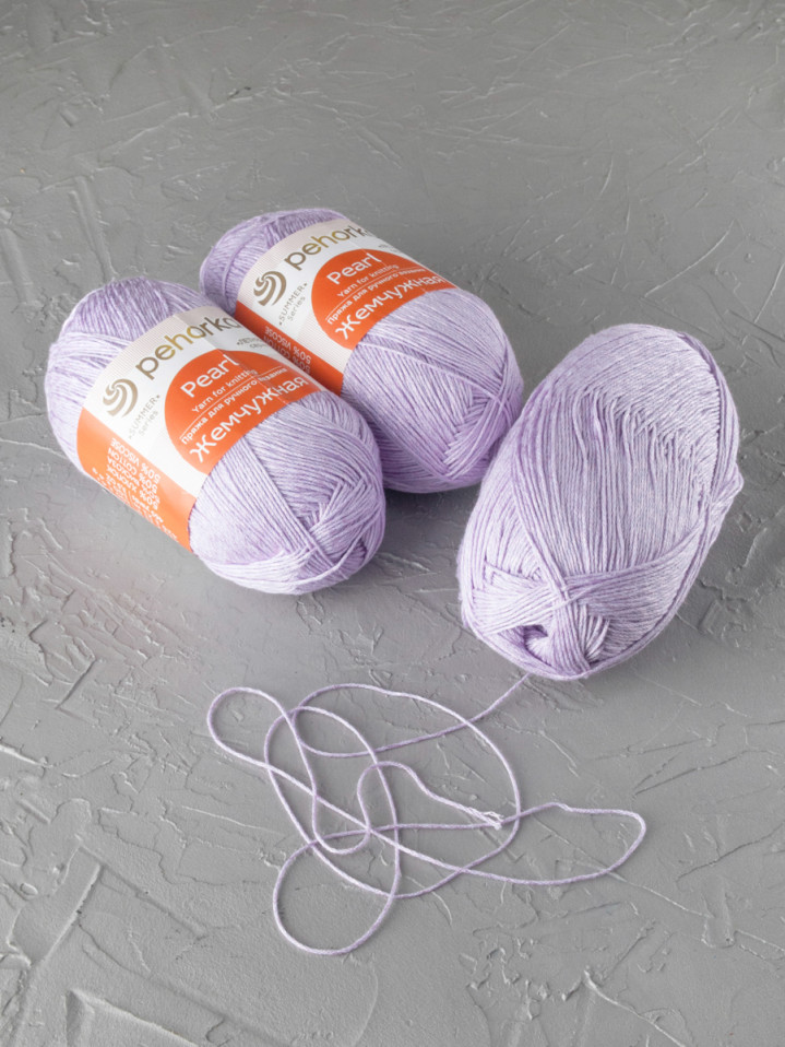 Пряжа Пехорка «Жемчужная» - (190 - лотос)