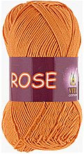 Пряжа VITA cotton "ROSE" - (3941 - Тыквенный)