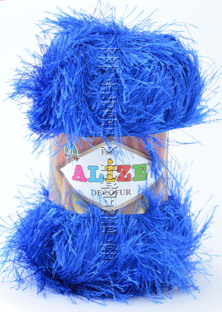 Пряжа Decofur Alize - (141 - Василек)