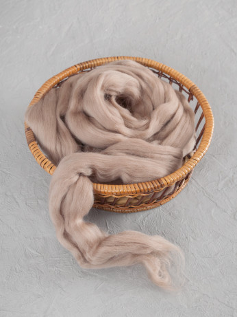 Шерсть для валяния, Камтекс (113 - Какао)