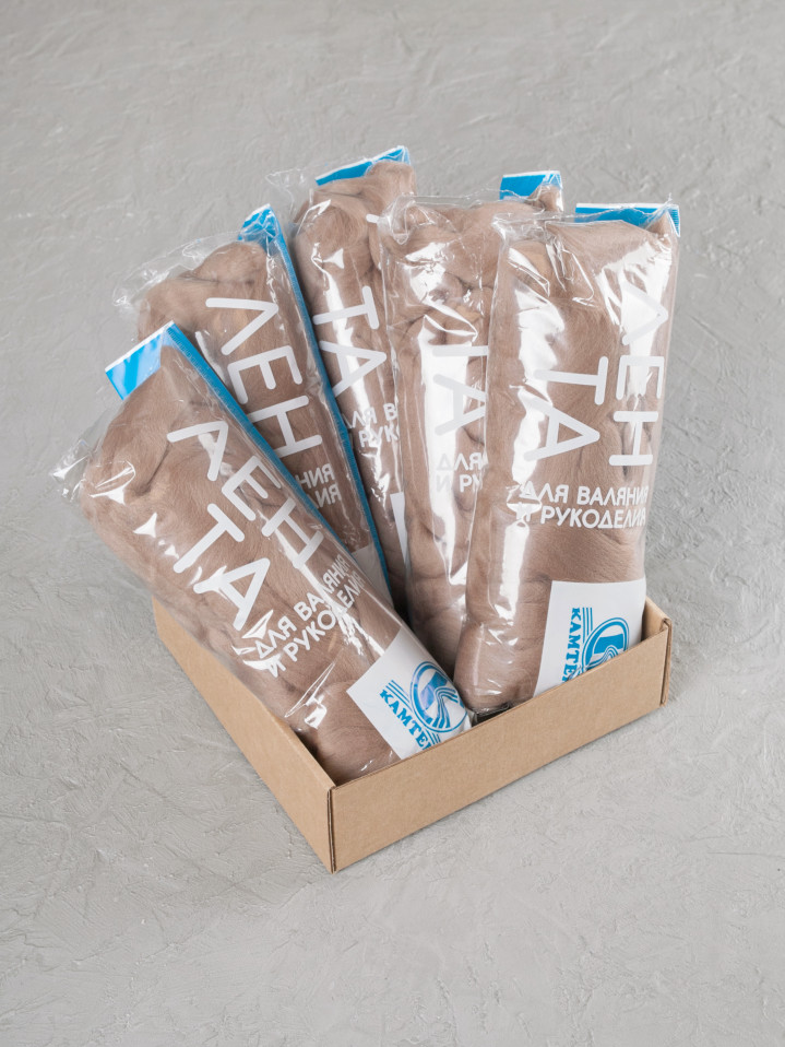 Шерсть для валяния, Камтекс (113 - Какао)