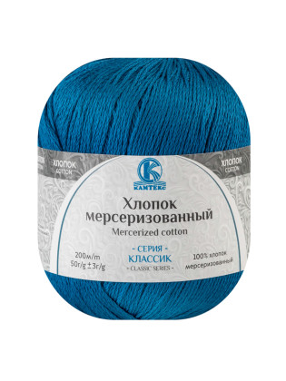 Пряжа Камтекс «Хлопок Мерсеризованный» - (022 - Джинса)