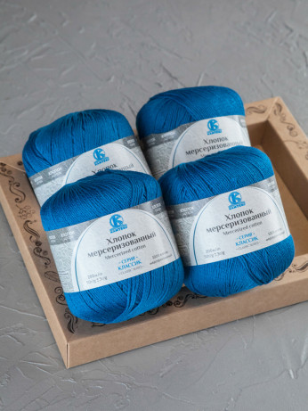 Пряжа Камтекс «Хлопок Мерсеризованный» - (022 - Джинса)