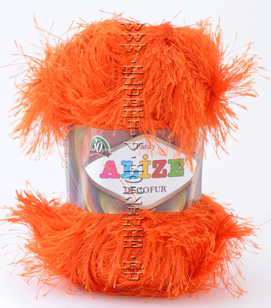 Пряжа Decofur Alize - (89 - Терракот)