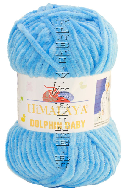 Пряжа Dolphin baby Himalaya - (80326 - Яркая бирюза)