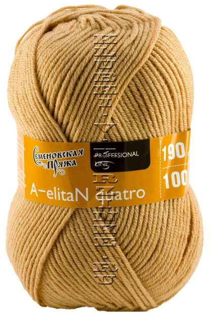 Пряжа Семеновская «АэлитаН кватро» - (17 - Св.беж)
