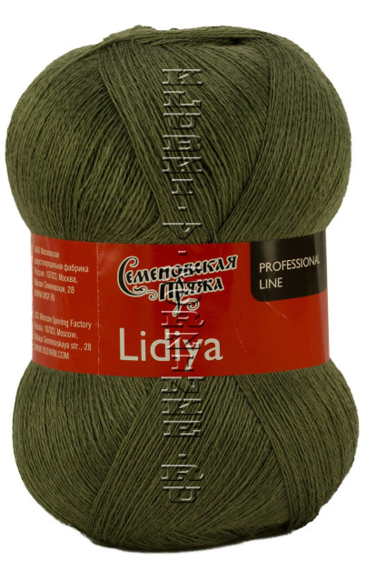 Пряжа Семеновская «Лидия ПШ» - (67 - Полынь)