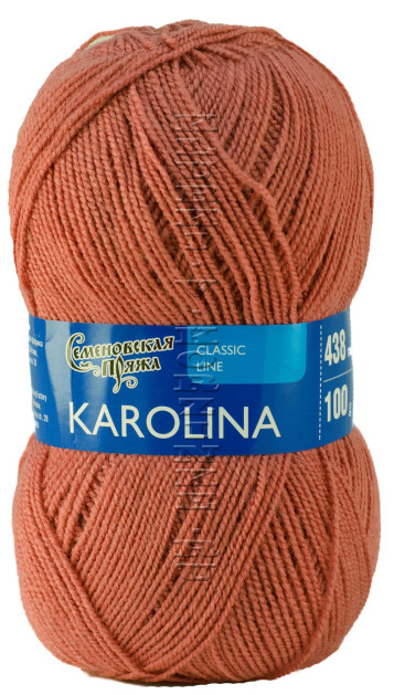 Пряжа Семеновская «Каролина» - (46 - Амарант)