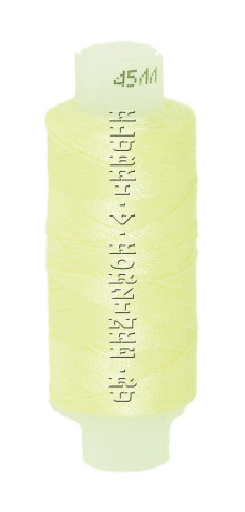 Нитки швейные 45 лл 200 м (0202 - Бледно - жёлтый)