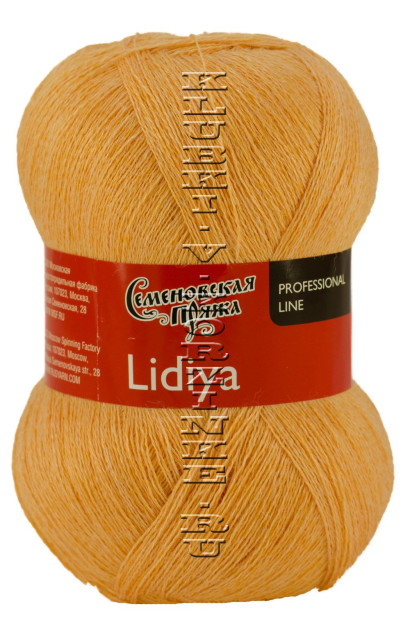 Пряжа Семеновская «Лидия ПШ» - (1257 - Св.абрикос)