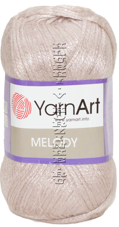 Пряжа YarnArt Melody - (891 - Розовый Бежевый)