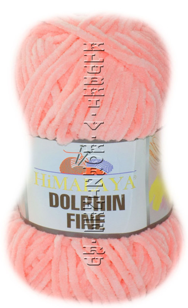 Пряжа Dolphin Fine Himalaya - (80524 - Ягодно - розовый)