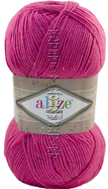 Пряжа Cotton Gold  Tweed Alize - (149 - Фуксия)
