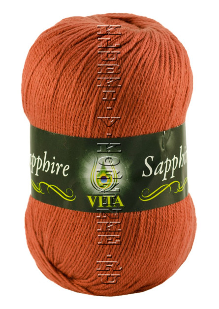 Пряжа VITA «SAPPHIRE» - (1521 - Терракот)