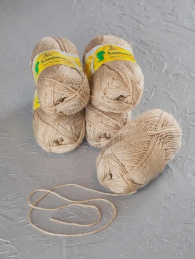 Пряжа Камтекс «Бамбино» - (006 - Светлый Бежевый)