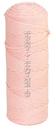 Шнур 4 мм 100 м - (2131 - Персиковый)