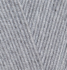 Пряжа Lanagold 800 Alize - (21 - Серый меланж)
