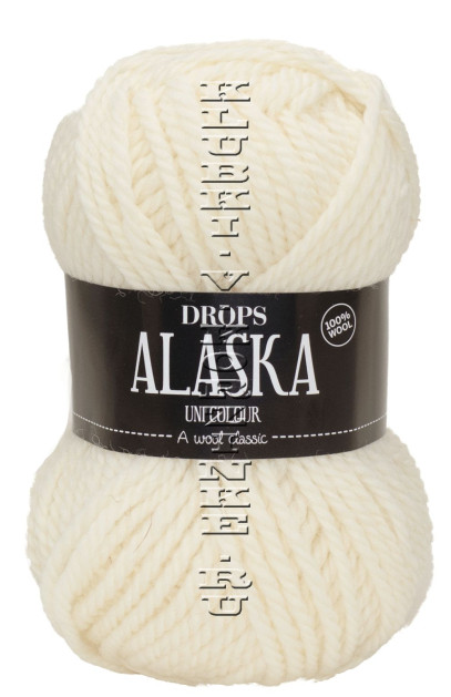 Пряжа Alaska DROPS - (02 - Молочный)