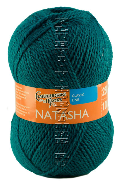 Пряжа Семеновская «Наташа» - (707 - Яркий изумруд)