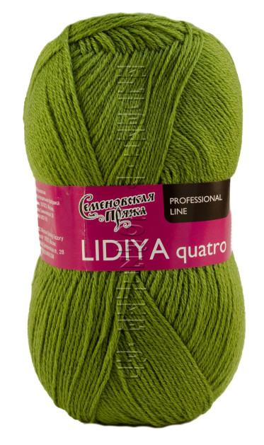 Пряжа Семеновская «Лидия ПШ кватро» - (10 - Фисташка)