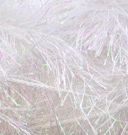 Пряжа Decofur Sim Alize - (55-01 - Белый с люрексом)