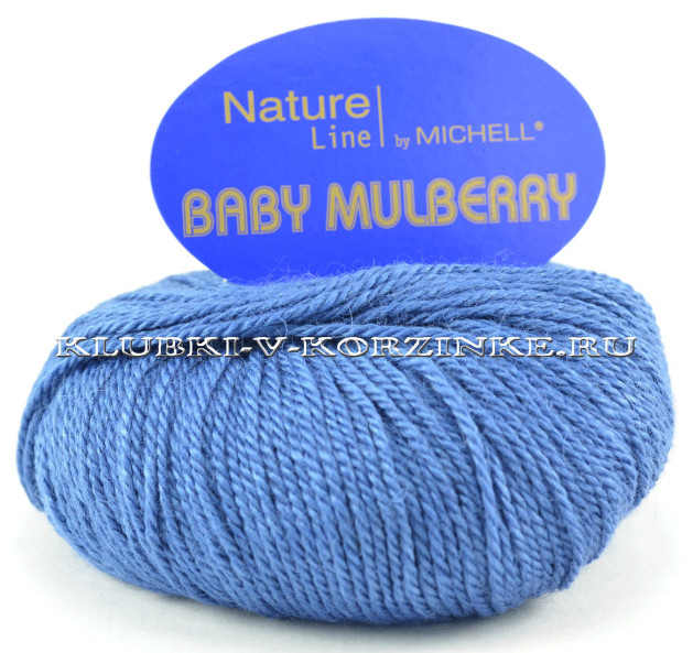 Пряжа Baby Mulberry (1321 - Джинс)