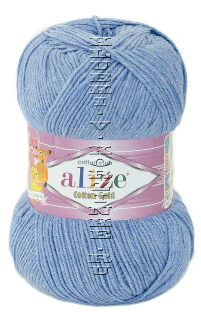 Пряжа COTTON GOLD Alize - (374 - Светлый джинс)