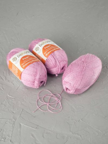 Пряжа Пехорка «Жемчужная» - (20 - Розовый)