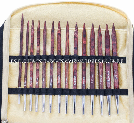 Набор круговых спиц KnitPro Deluxe Set Cubics (арт. 25613)