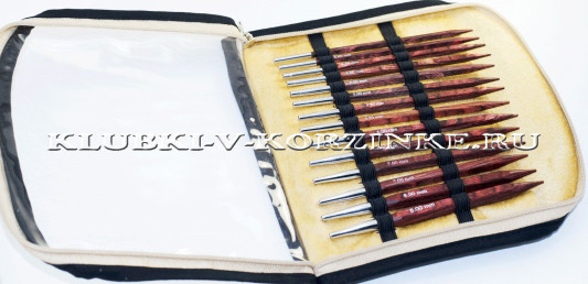 Набор круговых спиц KnitPro Deluxe Set Cubics (арт. 25613)