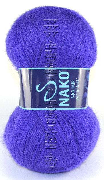 Пряжа Mohair Delicate Nako - (6148 - Фиолетовый)