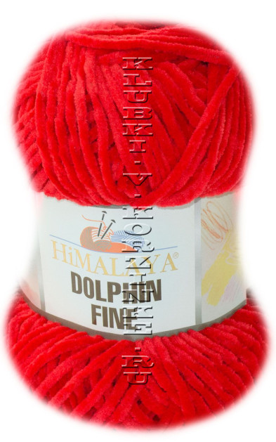 Пряжа Dolphin Fine Himalaya - (18 - Алый)