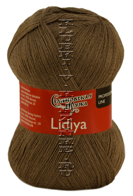 Пряжа Семеновская «Лидия ПШ» - (621 - Какао)