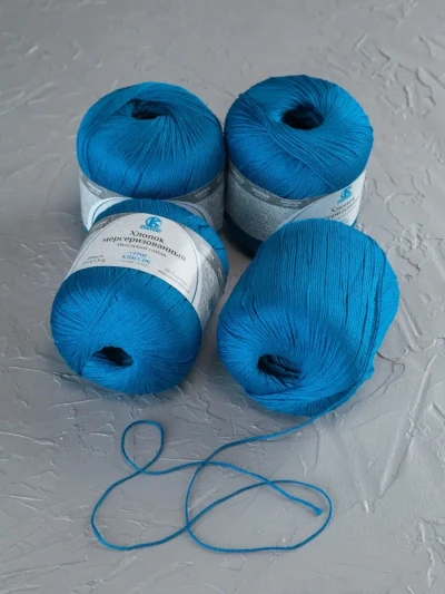 Пряжа Камтекс «Хлопок Мерсеризованный» - (022 - Джинса)