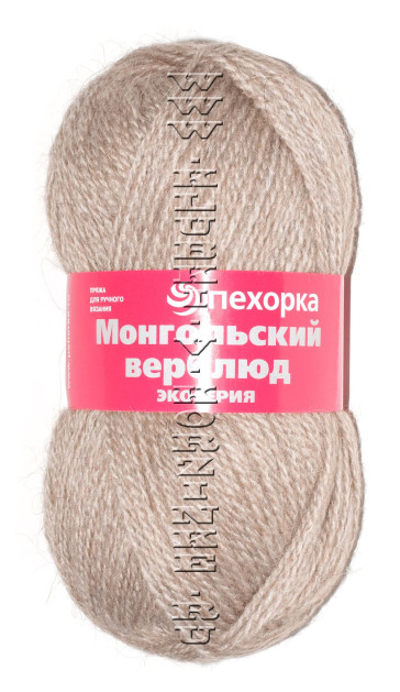 Пряжа Пехорка "Монгольский верблюд" - (43 - Суровый лен)