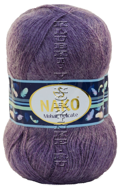 Пряжа Mohair Delicate Nako - (6149 - Пыльная сирень)