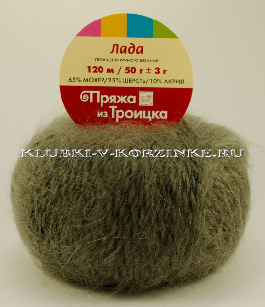 Пряжа Троицкая «Лада» - (0447 - Полынь)