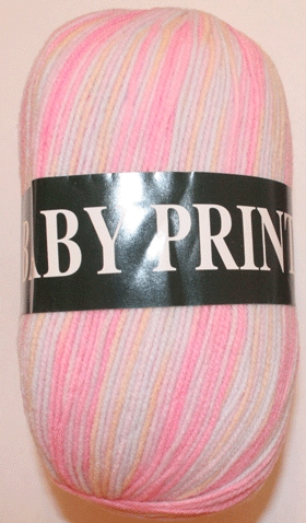 Пряжа VITA «BABY PRINT» - (4860 - Розово-бежевый)