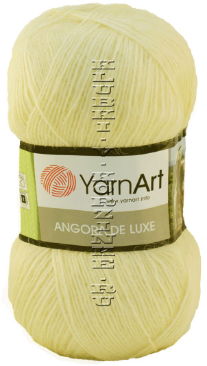 Пряжа YarnArt Angora De Luxe - (503 - Молочный)