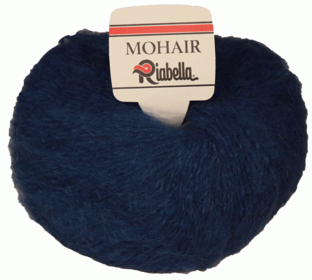 Пряжа итальянская "Riabella Mohair"  (3337 - Синий)