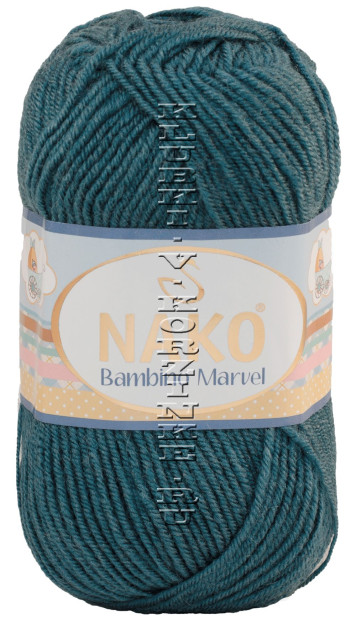 Пряжа NAKO "Bambino Marvel" - (9038 - Джинсовый)