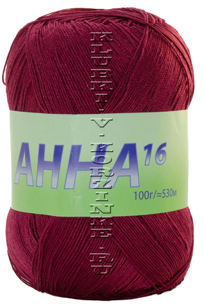 Пряжа Анна 16 Seam - (313 - Вишня)