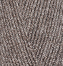 Пряжа Alize Lanagold 800 - (240 - Светло-коричневый меланж)