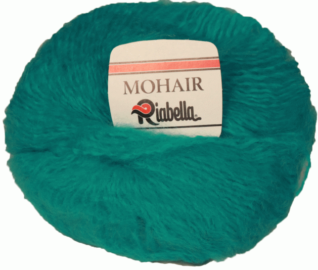 Пряжа итальянская "Riabella Mohair"  (6799 - Зеленый)