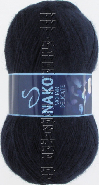 Пряжа Mohair Delicate Nako - (6147 - Темно-синий)