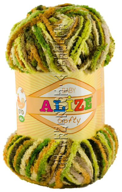 Пряжа Softy Alize - (51299 - Зеленый)
