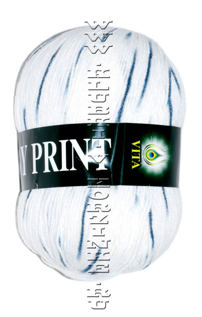 Пряжа VITA «BABY PRINT» - (4868 - Далматинец)